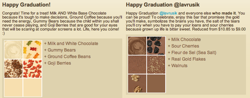 Happy Graduation Chocolate Bars